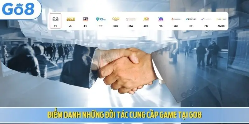 Điểm danh những đối tác cung cấp game tại Go8